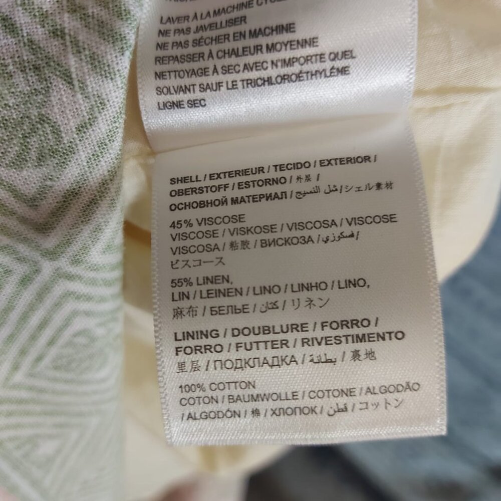 FARM rio maxi dress with cutouts and banana tree - like new - Picture 14 of 14